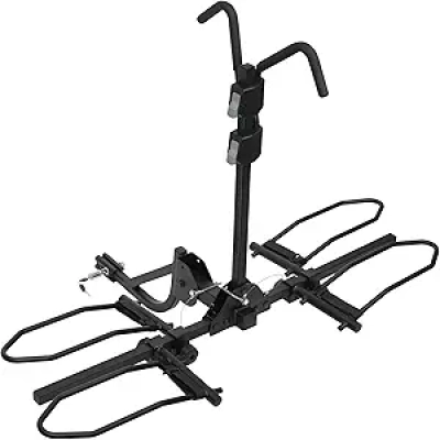 Porte-vélos Attelage Inclinable - 2 Vélos Standard/Fat Bike