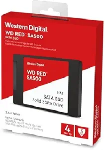 SSD NAS 4TB WD Red SA500 - Stockage haute performance pour serveurs NAS