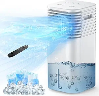 Climatiseur Portable Sans Fenêtre 3-en-1 avec Minuteur 15H et Oscillation 120°
