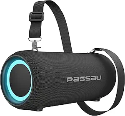 Enceinte Bluetooth Portable 40W - Son Stéréo Puissant, Basses Profondes, IPX5