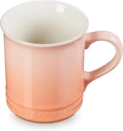 Mug Stoneware Vancouver Le Creuset 14 oz Pêche - Résistant et Durable