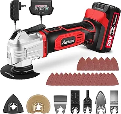 Outil Oscillant Sans Fil AVID POWER 20V - Multi-Tool avec 31 Accessoires