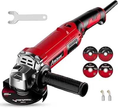 Meuleuse d'angle 1000W 4-1/2 pouces - 7 vitesses variables 11500 RPM