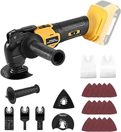 Outil Oscillant Sans Fil Brushless 20V DeWalt - Kit 23 Pièces Multi-Usage