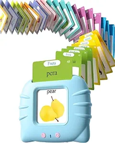 Cartes Flash Bilingues Espagnol-Anglais Parlantes - Apprentissage Montessori 2+