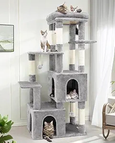 Arbre à Chat Géant 61 pouces Maine Coon - Tour Chat Grand Format avec Griffoirs