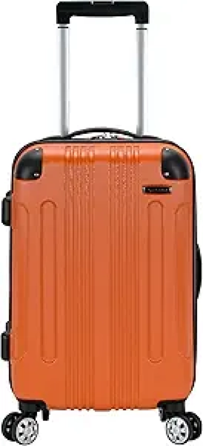 Valise Cabine Rockland London 20 Pouces Orange - Rigide Légère