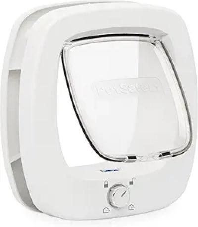 Chatière PetSafe Big Cat - Porte pour Chat 25 kg avec Serrure 4 Positions
