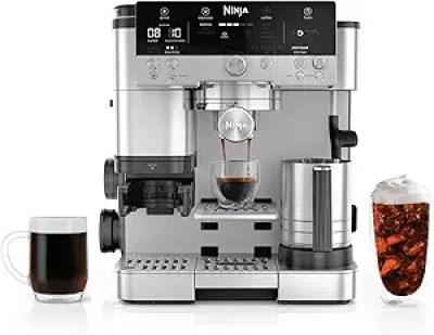 Ninja Luxe Café 3-en-1 : Machine Espresso, Café Filtre et Cold Brew avec Broyeur