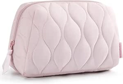 Trousse de Maquillage BAGSMART Rose - Organisateur Cosmétique Voyage Femme