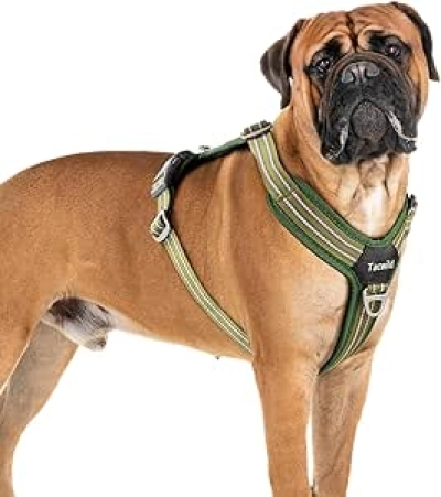 Harnais Chien Anti-Traction XL Réfléchissant - Confortable et Sécurisé