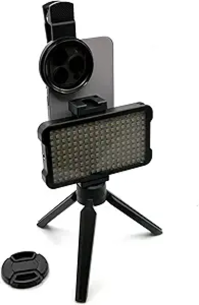 Dpofirs Light - Lampe Selfie LED avec Filtre CPL Polarisé 52mm
