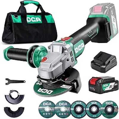 Meuleuse d'angle sans fil 20V 8500RPM - Moteur brushless avec batterie 4.0Ah