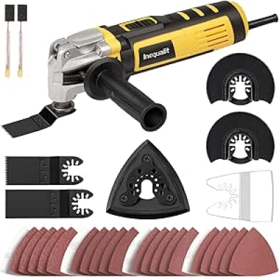 Outil Oscillant Multi-Usage 3.5A - Kit 30 Accessoires Vitesse Variable