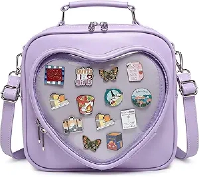 Sac Ita Bag Kawaii Multifonction - Satchel Cœur Rose Dopamine