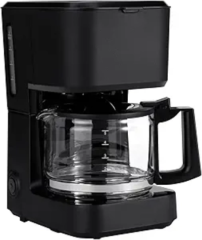 Cafetière Filtre Amazon Basics 5 Tasses - Machine à Café Automatique Noire