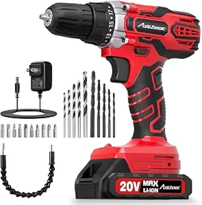 Perceuse Visseuse Sans Fil AVID POWER 20V - Kit Complet avec Batterie