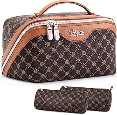 Trousse de maquillage de voyage 3 pièces BOYATU - Organisateur cosmétique imperméable