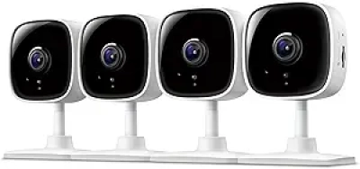 Caméra de Surveillance 1080P Tapo C100 - Moniteur Bébé et Animaux (Pack 4)
