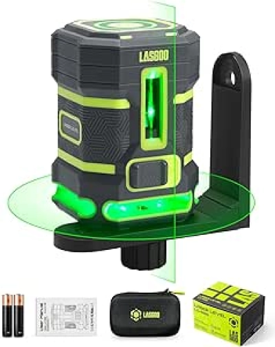 Niveau Laser Vert 360° Autonivelant LASGOO - Précis et Compact