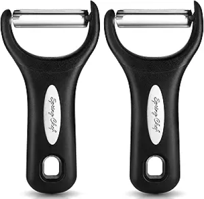 Épluche-légumes Y Spring Chef - Set de 2 - Acier inoxydable