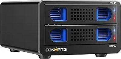 Boîtier Disque Dur Double Baie 3.5" avec Ventilation - USB 3.0 et Hot Swap