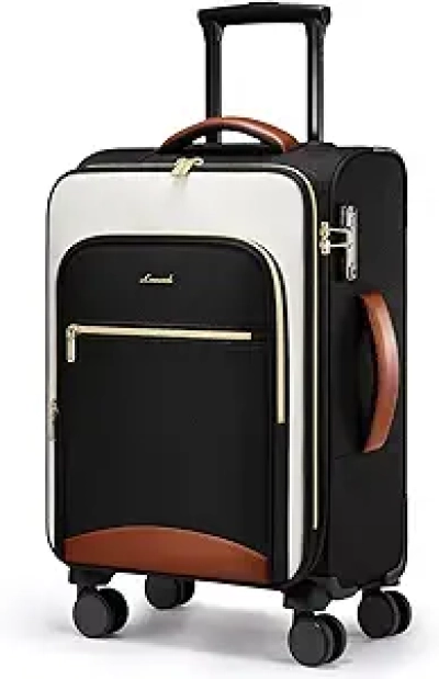 Valise Cabine LOVEVOOK 20 Pouces Approuvée Compagnies Aériennes | Trolley Léger avec Serrure TSA