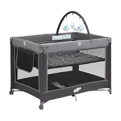 Parc Bébé Portable Pamo Babe - Lit de Voyage Pliable pour Nourrisson