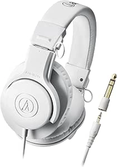 Audio-Technica ATH-M20x Casque Studio Professionnel Blanc