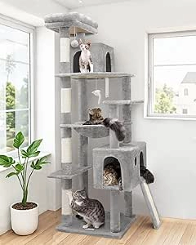 Arbre à Chat 70 Pouces Globlazer - Tour Géante avec Griffoir et Hamac