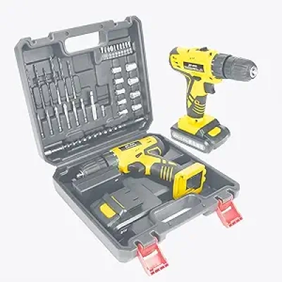 Perceuse Sans Fil 21V Jar-Owl - Kit Complet 37 Pièces avec Batterie