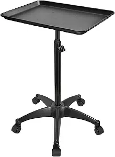 Chariot de Salon Roulant Professionnel Aluminium - Hauteur Ajustable