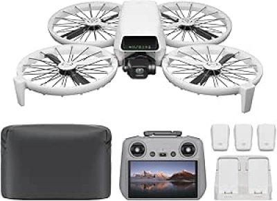 DJI Mini 4K - Drone 249g avec Télécommande RC 2 Écran et 3 Batteries