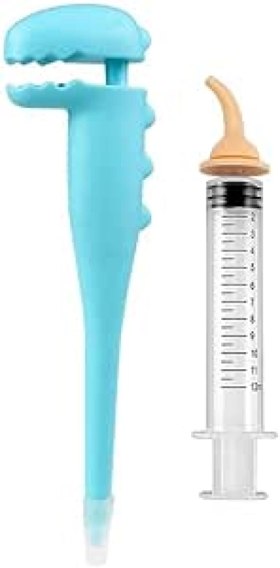 Distributeur de Pilules pour Chat et Chien - Pistolet à Médicaments 2 en 1