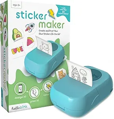 Imprimante à Stickers Portable Hello Blink - Mini Printer Bluetooth pour Enfants