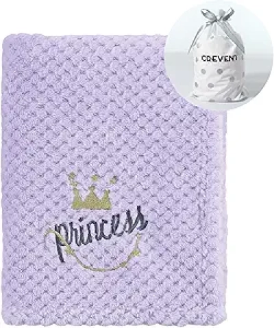 Couverture bébé polaire 75x100cm - Douce et chaude pour fille nouveau-né