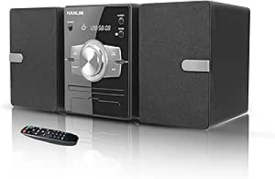 Chaîne Stéréo CD 30W Bluetooth USB Radio FM - Système Audio HiFi Compact