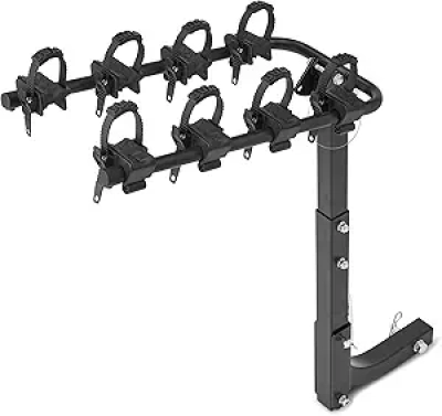 Porte-vélos attelage 4 vélos Amazon Basics 2" - Pliable acier