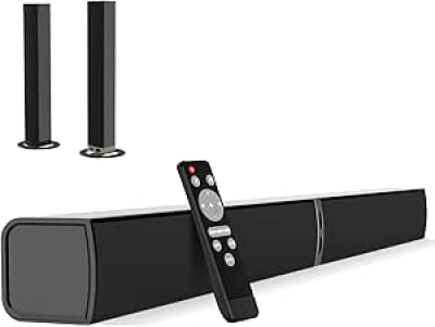 Barre de Son 80W pour TV - Soundbar 2 en 1 Bluetooth Haute Performance