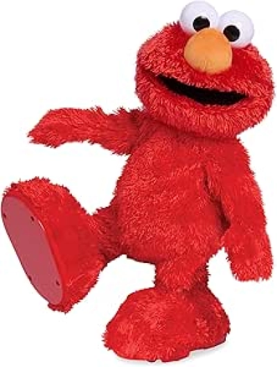 Elmo Hokey Pokey 14" Interactif Bilingue - Peluche Dansante Sesame Street