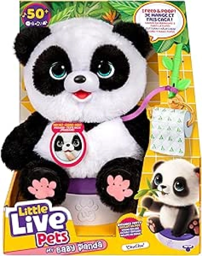 Peluche Panda Interactif ChuChu - Jouet Parlant avec 50+ Sons