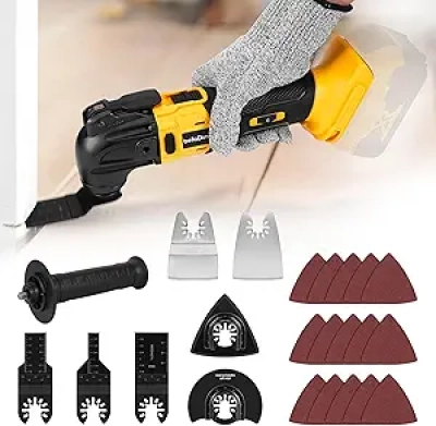 Outil Oscillant sans Batterie Compatible DeWalt 20V MAX | Moteur Brushless 20000 OPM