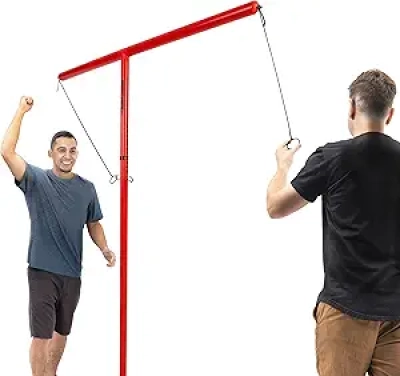 Tower 5 Jeu de Ring Toss Géant pour Adultes - Jeu de Jardin Extérieur
