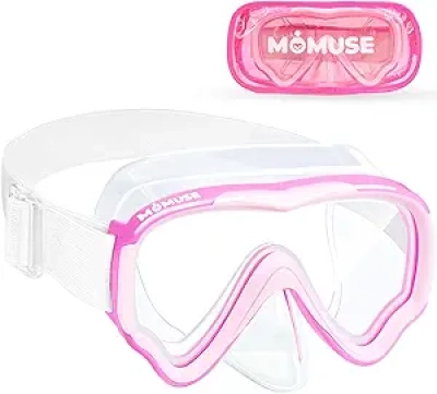 Lunettes de Natation Enfant MOMUSE - Anti-buée, Sans Fuite, 3-14 ans