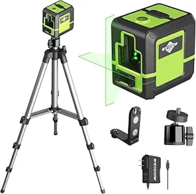 Niveau Laser Croix Automatique avec Trépied 1m - Classe II