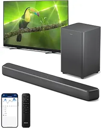 Barre Sonore Philips B5309 2.1 avec Caisson Wireless et DTS Virtual:X