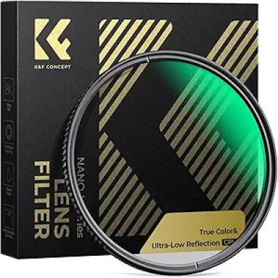 Filtre CPL 67mm K&F CONCEPT - Polarisant Ultra-Bas Reflet pour Objectif