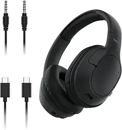 Casque Bluetooth Belkin SoundForm Surround - Réduction Bruit 60H Autonomie