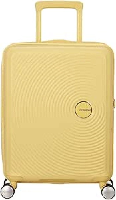 Valise Cabine American Tourister Soundbox Expandable 55cm Jaune Pastel