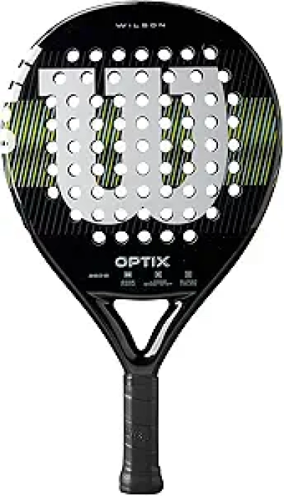 Raquette de Padel Wilson Optix V1 - Grip 2-4 1/4" Noir/Vert